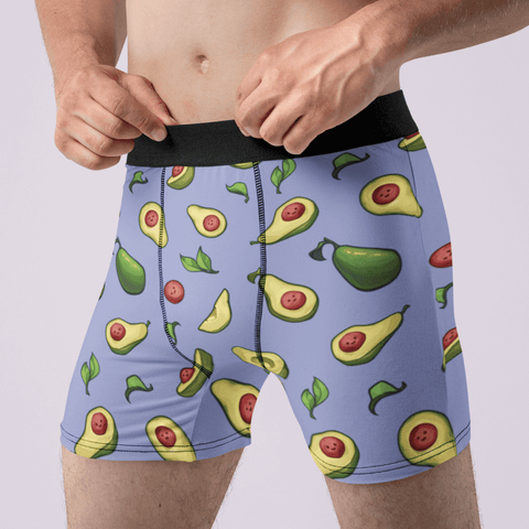 Happy Avocado Men's Boxer Briefs