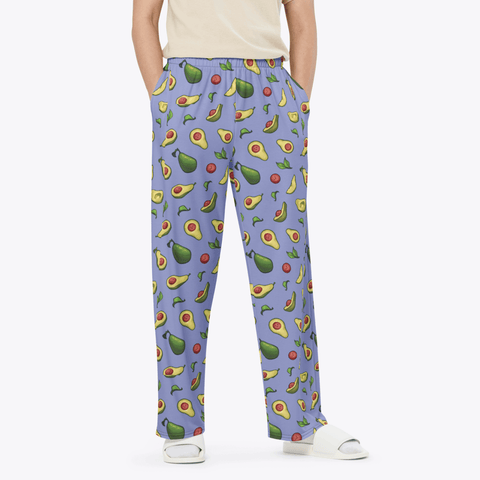 Happy-Avocado-Mens-Pajama-Lavender-Lifestyle-Front-View
