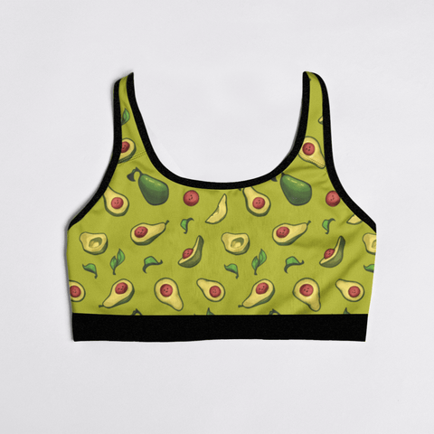 Happy-Avocado-Womens-Bralette-Guacamole-Prodcut-Front-View