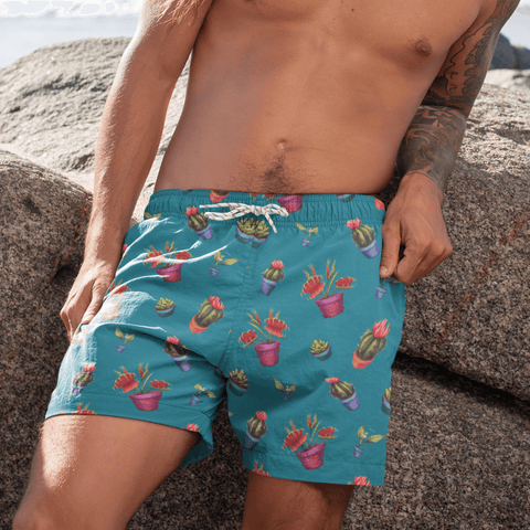 House Plant Men's Swim Trunks