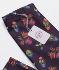 House-Plant-Womens-Pajama-Dark-Purple-Closeup-Product-View