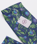 Jungle-Flower-Mens-Pajama-Blue-Purple-Closeup-Product-View