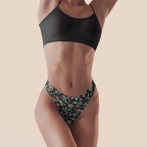 Jungle Flower Women's Thong