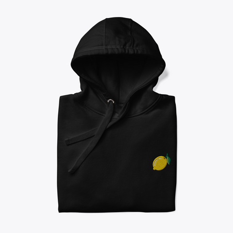 Lemon Embroidered Hoodie