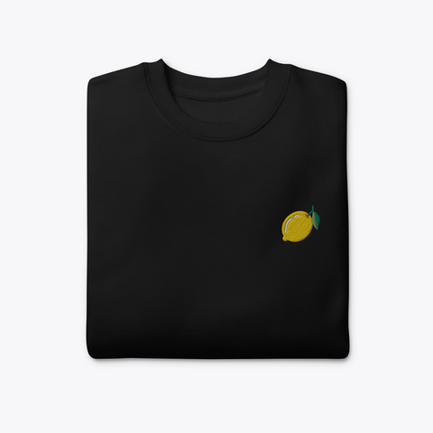 Lemon Embroidered Sweatshirt