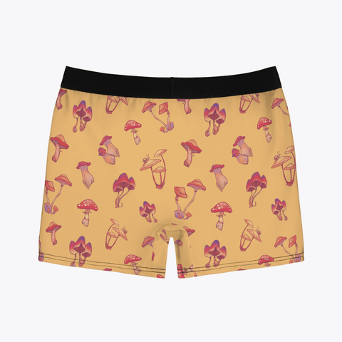 Mushroom-Mens-Boxer-Briefs-Yellow-Product-Back