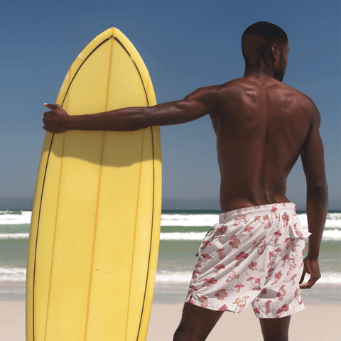 Mushroom Men's Swim Trunks
