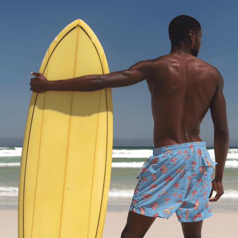 Mushroom Men's Swim Trunks