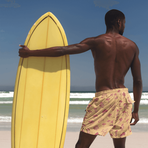 Mushroom Men's Swim Trunks