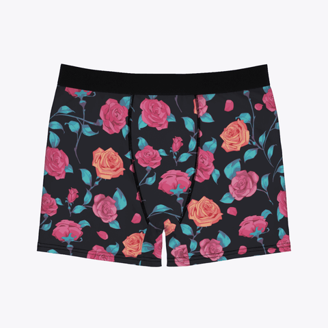 Painted Roses Men's Boxer Briefs