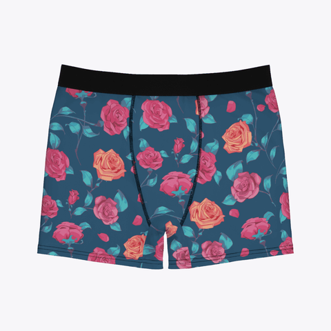 Painted Roses Men's Boxer Briefs