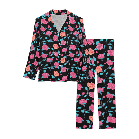 Painted Roses Women's Pajama Set