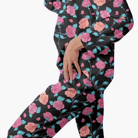 Painted Roses Women's Pajama Set