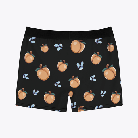 Peach Emoji Men's Boxer Briefs