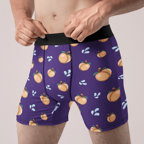 Peach-Emoji-Mens-Boxer-Briefs-Eggplant-Half-Side-View