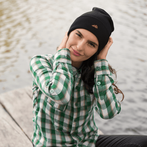 Pepperoni Pizza Embroidered Beanie