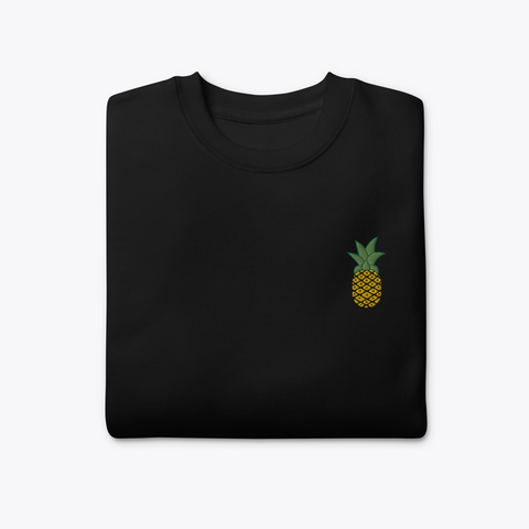 Pineapple Embroidered Sweatshirt