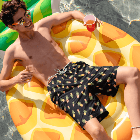 Pineapple Men's Swim Trunks