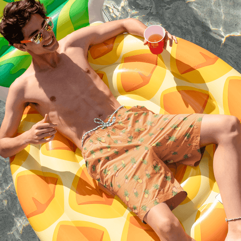 Pineapple Men's Swim Trunks