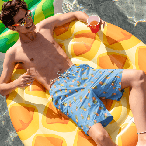 Pineapple Men's Swim Trunks