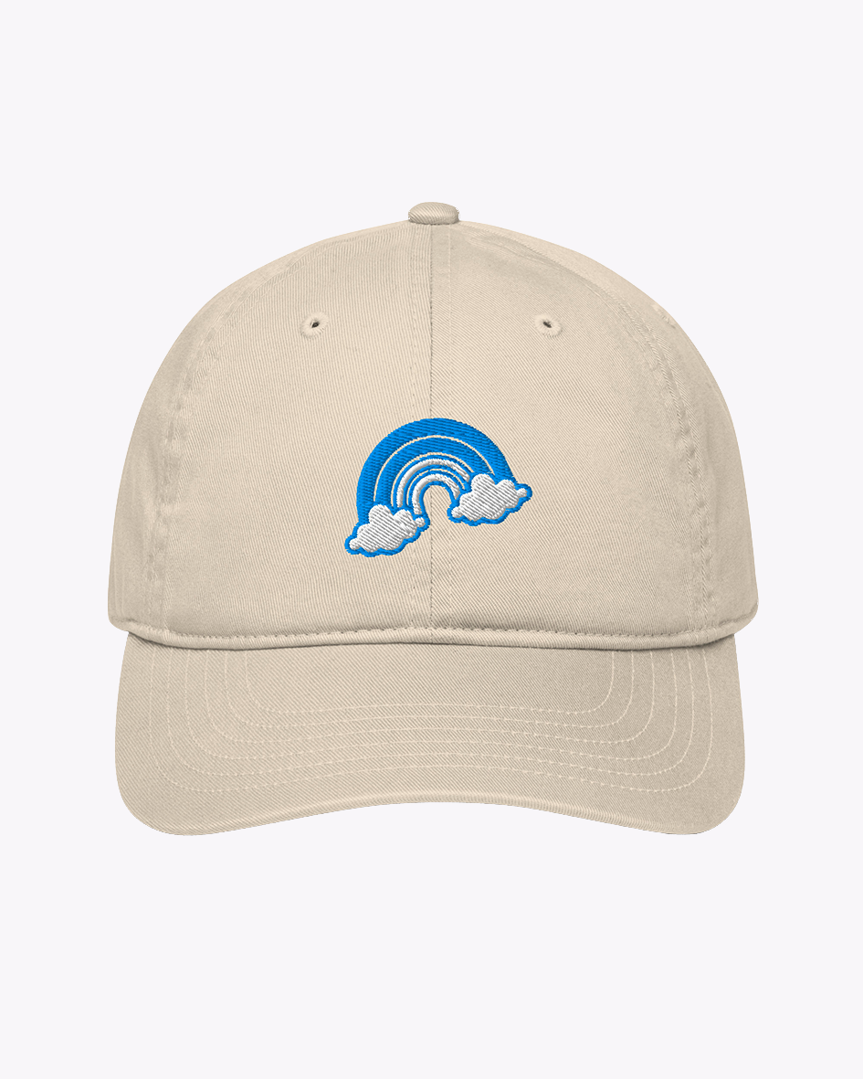 Embroidered Rainbow Hat