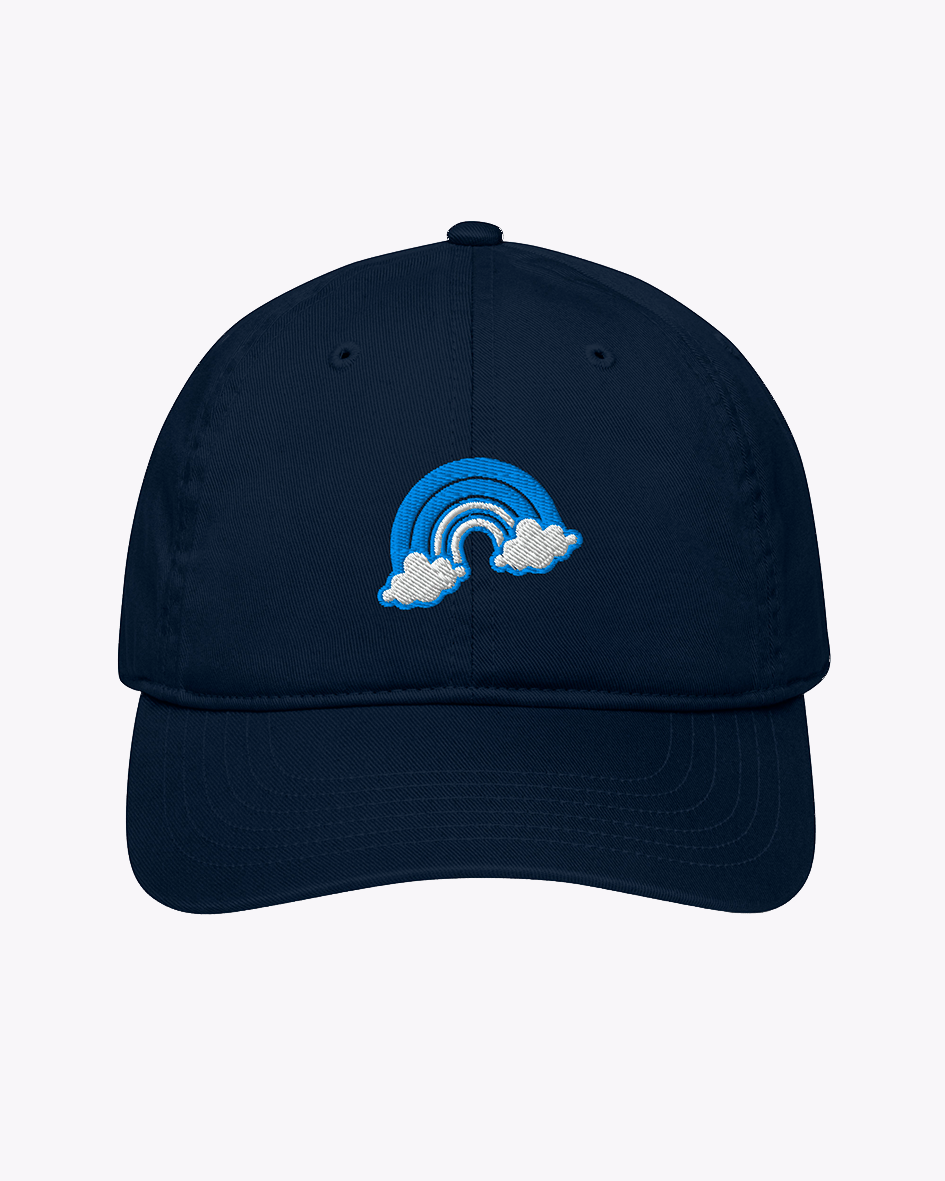 Embroidered Rainbow Hat