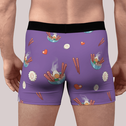 Ramen-Mens-Boxer-Briefs-Lavender-Rear-View