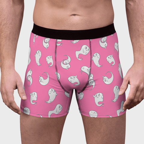 Retro Ghost Men's Boxer Briefs