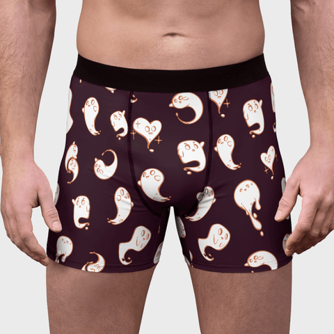 Retro Ghost Men's Boxer Briefs