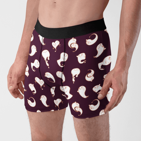 Retro Ghost Men's Boxer Briefs