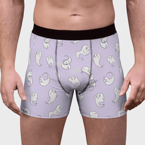 Retro Ghost Men's Boxer Briefs