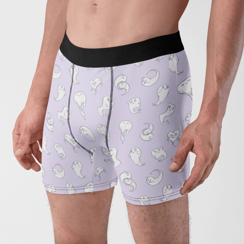 Retro Ghost Men's Boxer Briefs