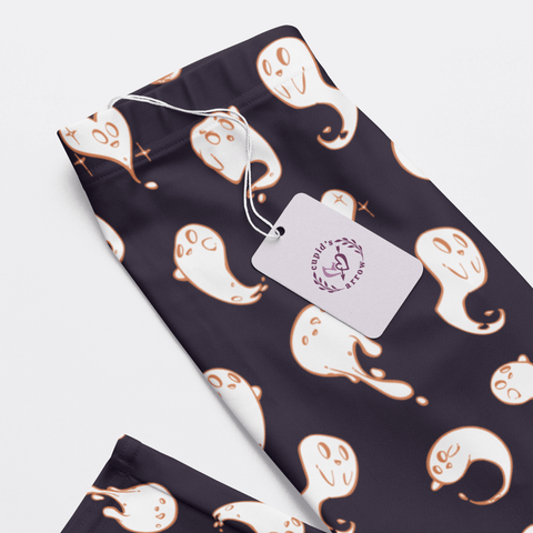 Retro-Ghost-Mens-Pajama-Midnight-Purple-Closeup-Product-View