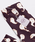 Retro-Ghost-Mens-Pajama-Dark-Purple-Closeup-Product-View