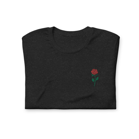 Rose Embroidered T-shirt