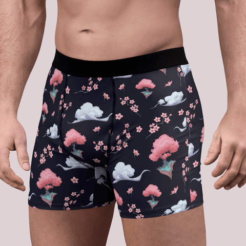 Sakura Tree Men's Boxer Briefs