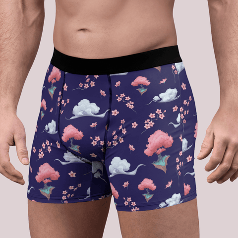 Sakura Tree Men's Boxer Briefs