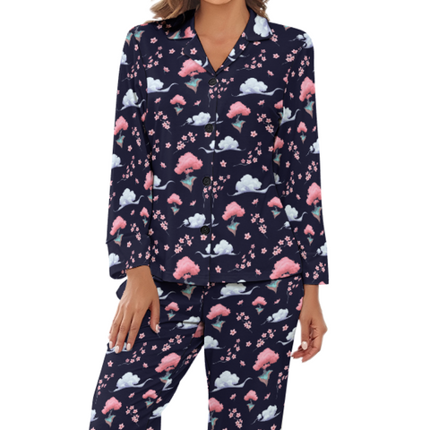 Sakura Tree Women's Pajama Set