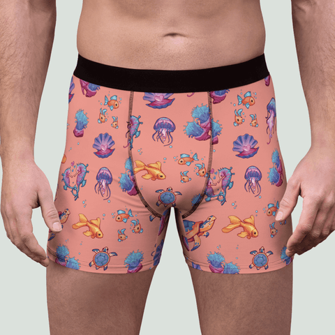 Sea Life Men's Boxer Briefs
