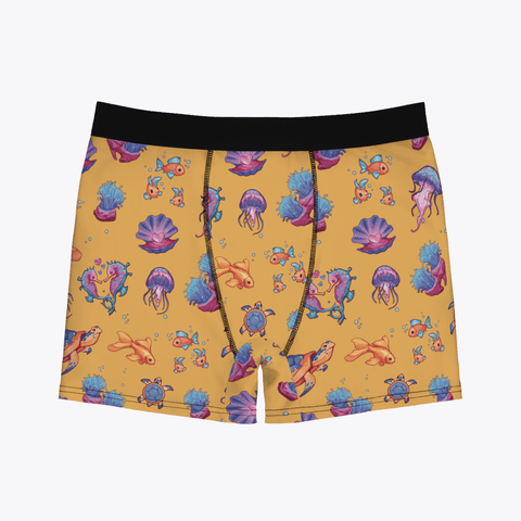 Sea-Life-Mens-Boxer-Briefs-Orange-Product-Front-View