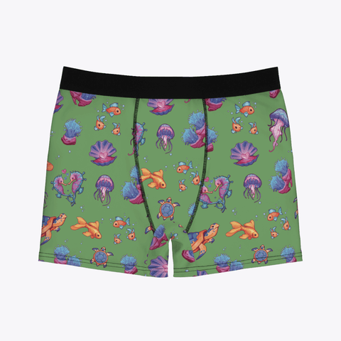 Sea-Life-Mens-Boxer-Briefs-Pistachio-Green-Product-Front-View