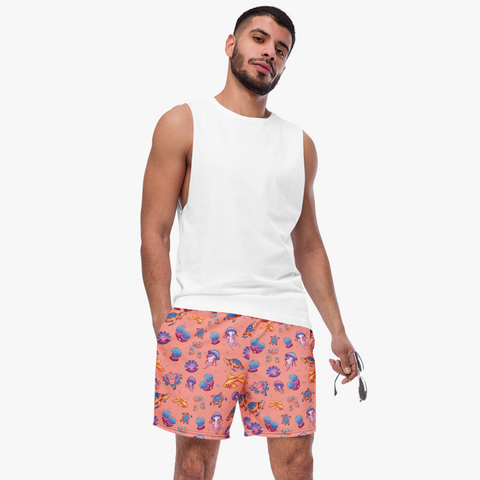 Sea Life Men's Swim Trunks