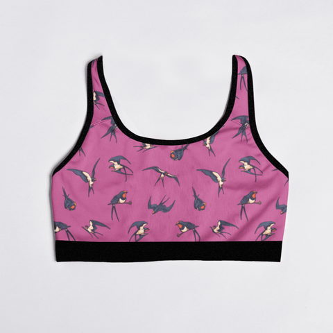 Sparrow-Womens-Bralette-Pink-Product-Front-View