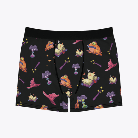 Spells-_-Potions-Mens-Boxer-Briefs-Black-Product-Front-View