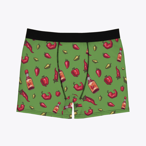 Spicy-Mens-Boxer-Briefs-Green-Product-Front