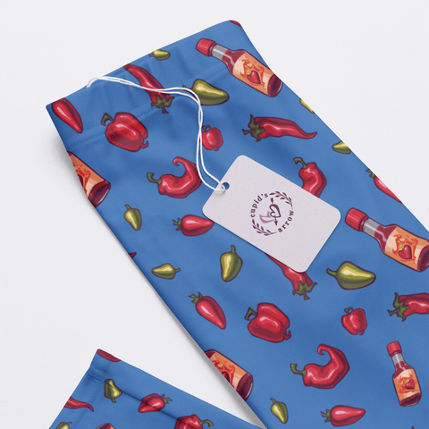 Spicy-Mens-Pajama-Blue-Closeup-Product-View