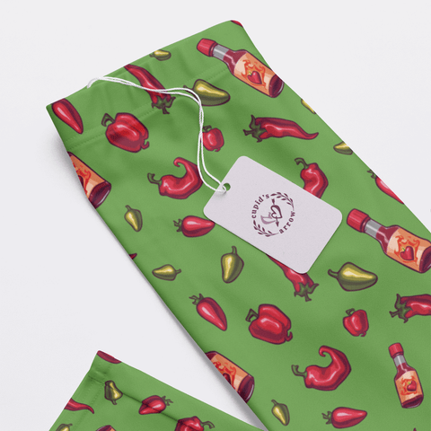 Spicy-Womens-Pajama-Light-Green-Closeup-Product-View