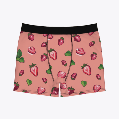 Strawberry-Mens-Boxer-Briefs-Coral-Product-Front
