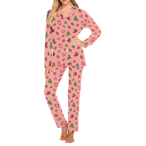 Strawberry Women's Pajama Set