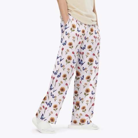 Summer-Garden-Mens-Pajama-White-Semi-Side-View